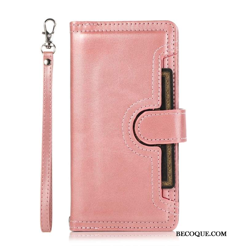 Etui Folio Samsung Galaxy S24 Plus 5g Stylowy Pasek Etui Ochronne