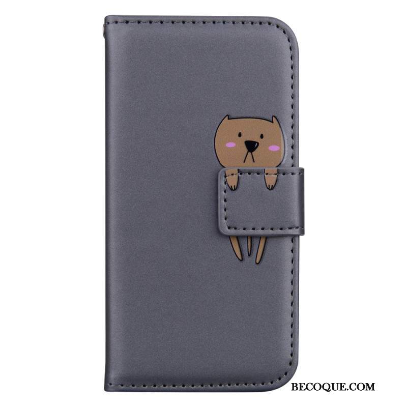 Etui Folio Samsung Galaxy S24 Plus 5g Śmieszne Zwierzę