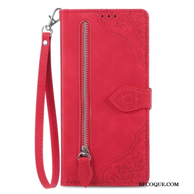 Etui Folio Samsung Galaxy S24 Ultra 5g Dyskretny Koronkowy Pasek Etui Ochronne