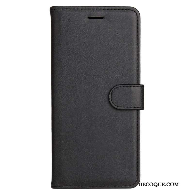 Etui Folio Samsung Galaxy S24 Ultra 5g Jednolity Kolor Z Paskiem Etui Ochronne