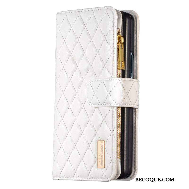 Etui Folio Samsung Galaxy Z Fold 6 Pikowana Binfen Kolor