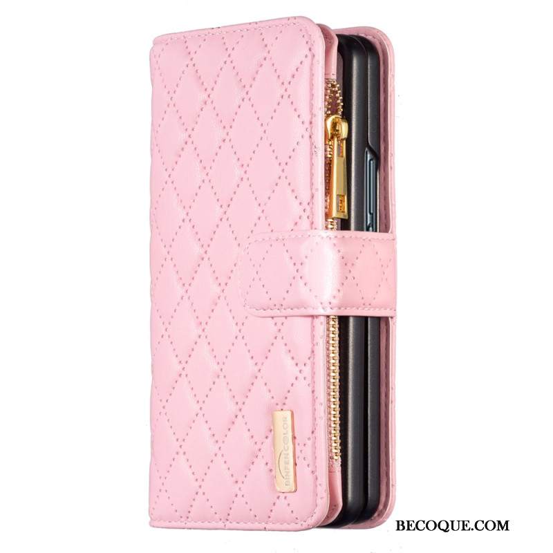 Etui Folio Samsung Galaxy Z Fold 6 Pikowana Binfen Kolor