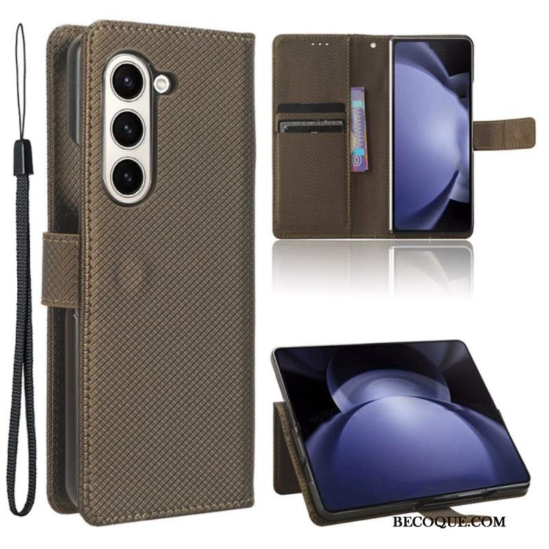 Etui Folio Samsung Galaxy Z Fold 6 Punkty Za Pasek Etui Ochronne