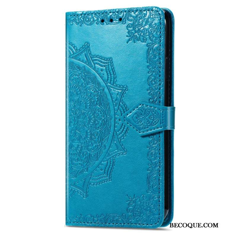 Etui Folio Sony Xperia 10 Vi Barokowa Mandala Z Paskiem Etui Ochronne