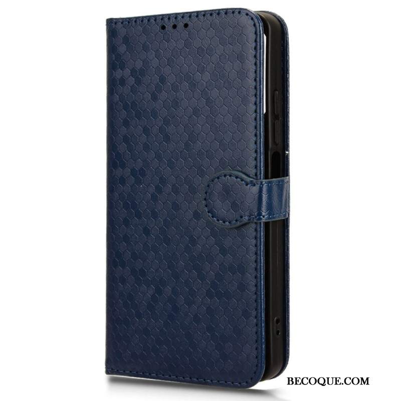 Etui Folio Xiaomi 14 Ultra Błyszczące Kropki Z Paskiem Etui Ochronne