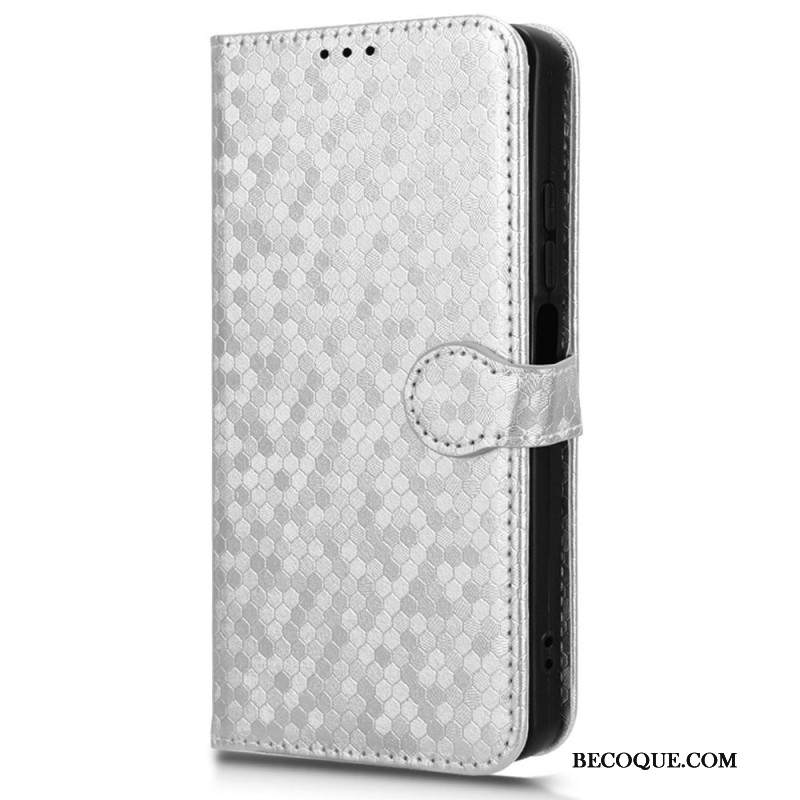 Etui Folio Xiaomi 14 Ultra Błyszczące Kropki Z Paskiem Etui Ochronne