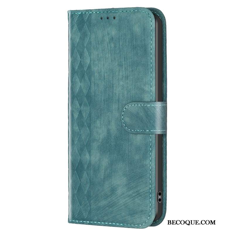 Etui Folio Xiaomi Redmi Note 13 4g Fryz Diamentowy Etui Ochronne