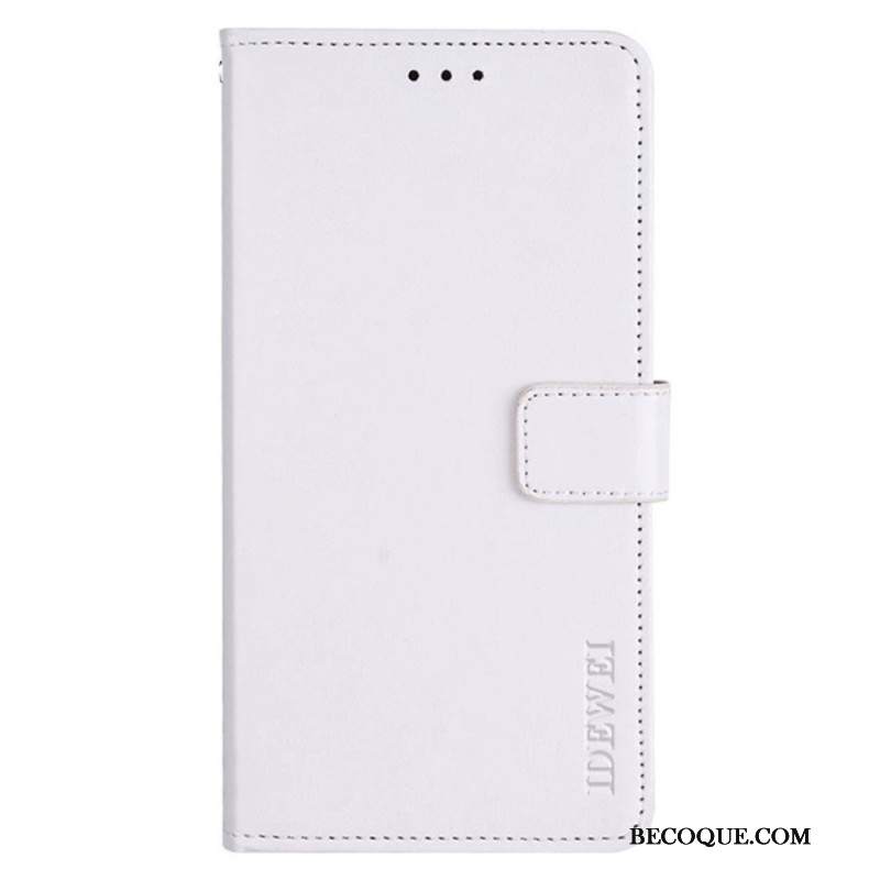 Etui Folio Xiaomi Redmi Note 13 4g Sztuczna Skóra Idewei