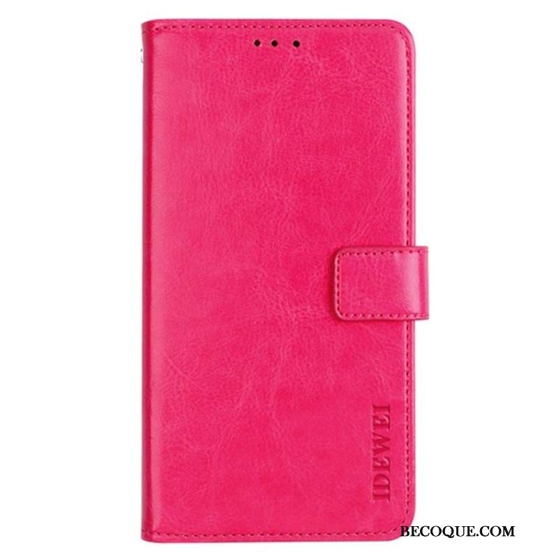 Etui Folio Xiaomi Redmi Note 13 4g Sztuczna Skóra Idewei