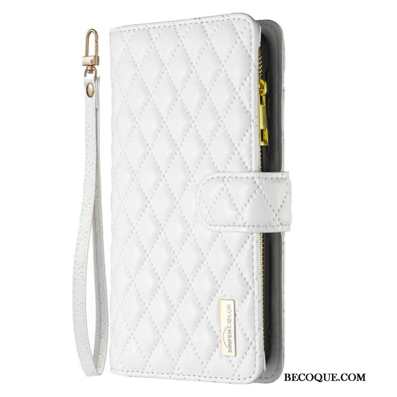 Etui Folio Xiaomi Redmi Note 13 Pro 5g Pikowana Binfen Kolor Etui Ochronne