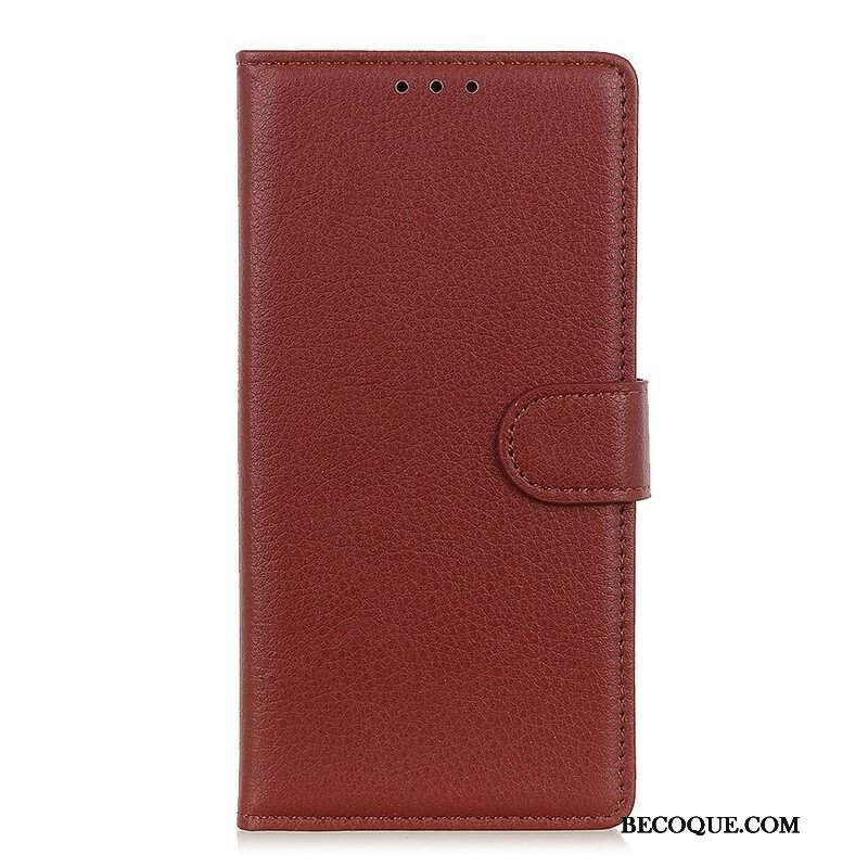 Etui Folio do Asus Zenfone 7 / 7 Pro Tekstura Liczi