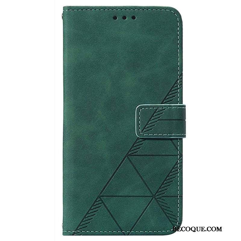 Etui Folio do Google Pixel 7 Pro Efekt Skóry