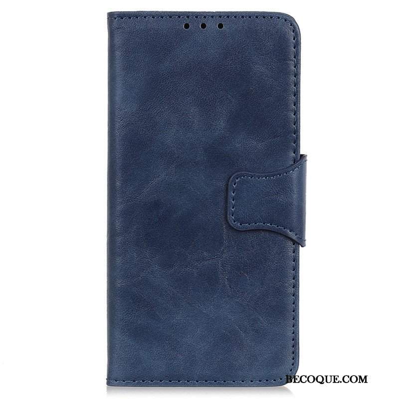 Etui Folio do Google Pixel 7 Pro Efekt Skóry Liczi Z Podwójną Linią