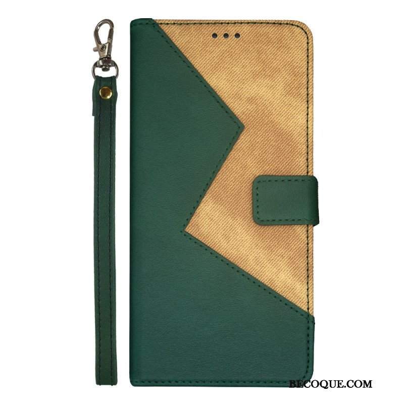 Etui Folio do Google Pixel 7A Dwukolorowy Idewei