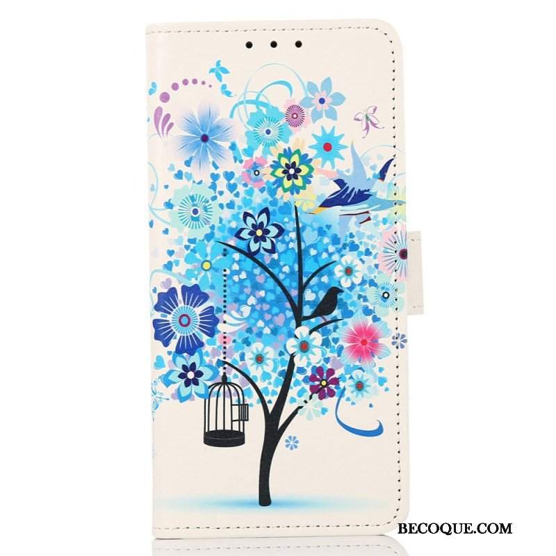 Etui Folio do Honor 50 Pro Pro Flower Tree