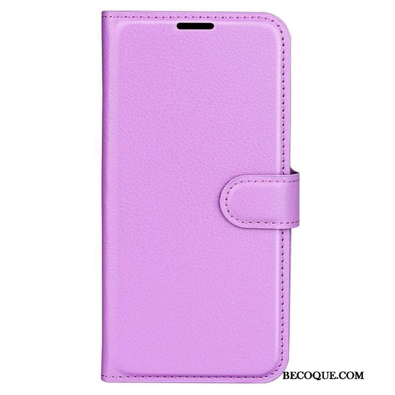 Etui Folio do Honor 90 Klasyczna Sztuczna Skóra Litchi