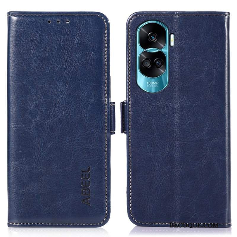 Etui Folio do Honor 90 Lite Abeel Ze Sztucznej Skóry