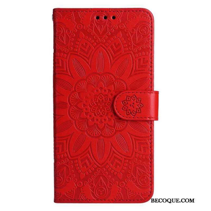 Etui Folio do Honor 90 Lite z Łańcuch Mandala Z Paskiem