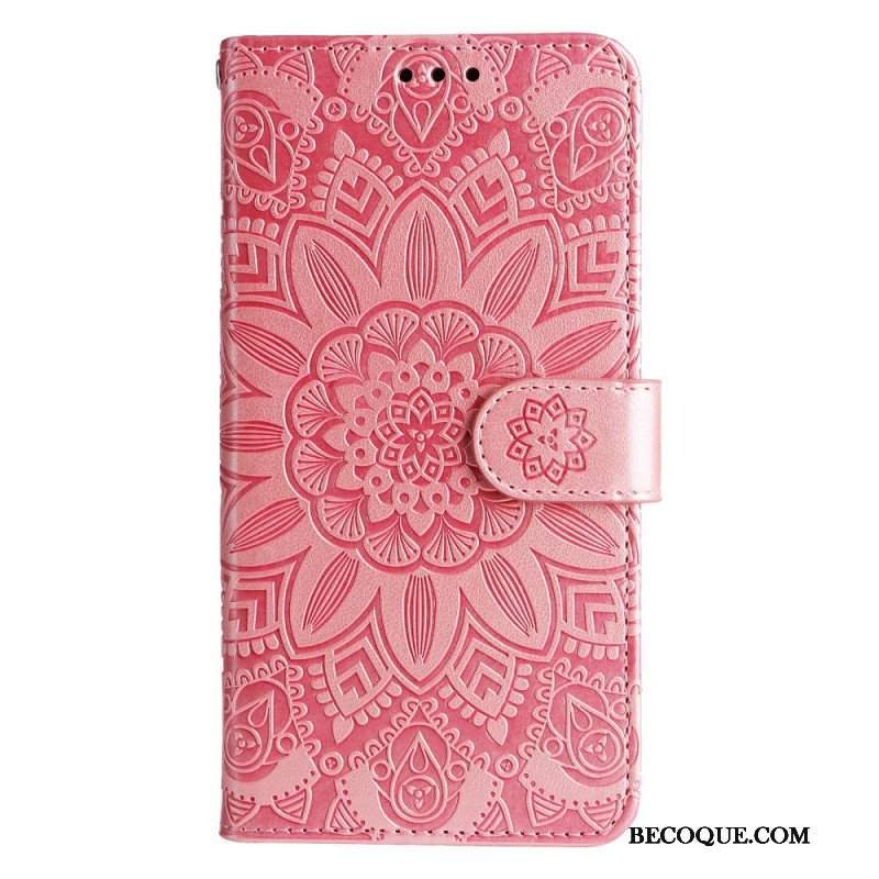 Etui Folio do Honor 90 Lite z Łańcuch Mandala Z Paskiem