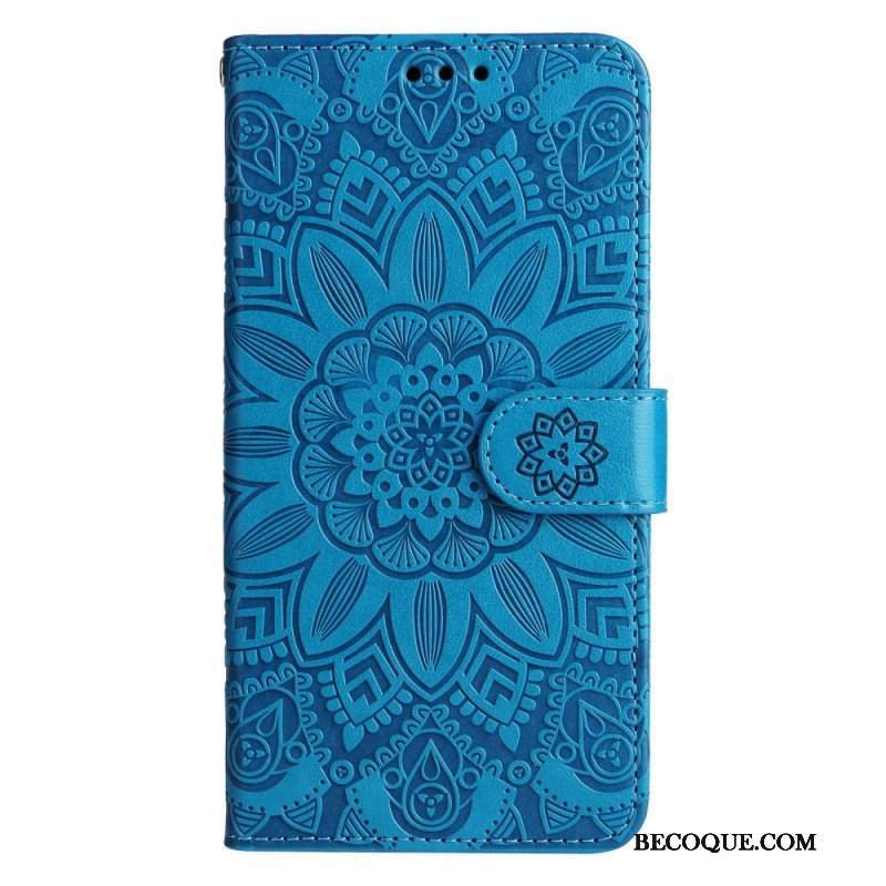 Etui Folio do Honor 90 Lite z Łańcuch Mandala Z Paskiem