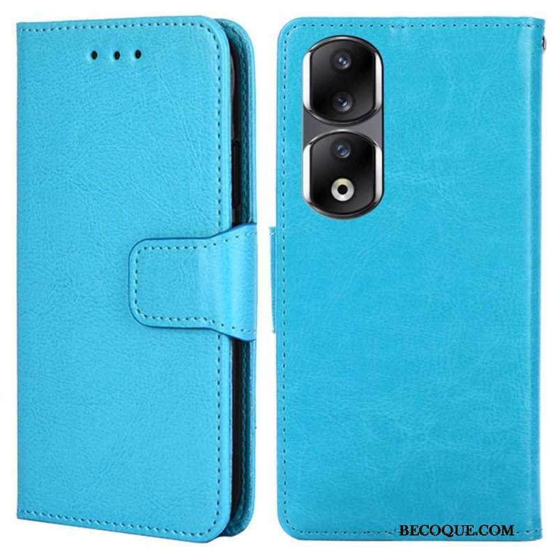 Etui Folio do Honor 90 Pro Styl Retro