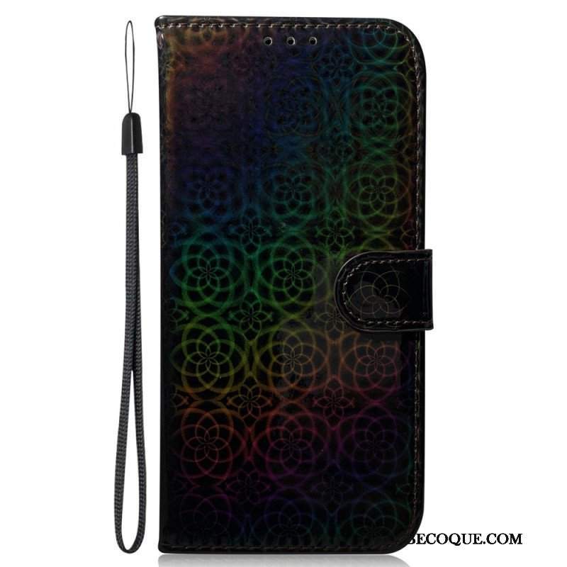 Etui Folio do Honor 90 z Łańcuch Dyskoteka Na Ramiączkach