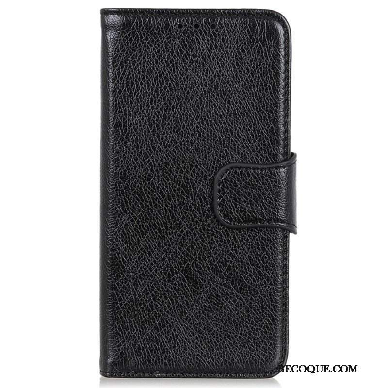 Etui Folio do Honor Magic 5 Lite Dwoina Skóry Nappa