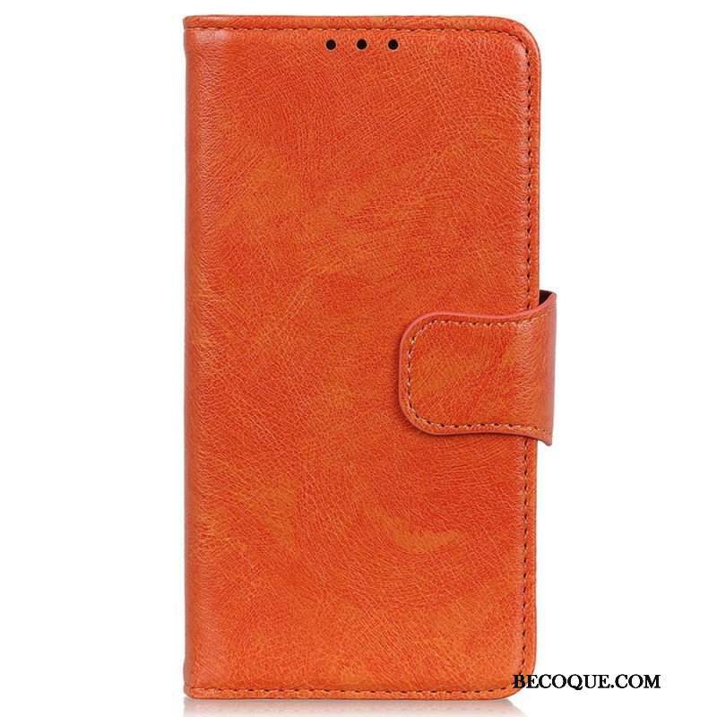 Etui Folio do Honor Magic 5 Lite Dwoina Skóry Nappa