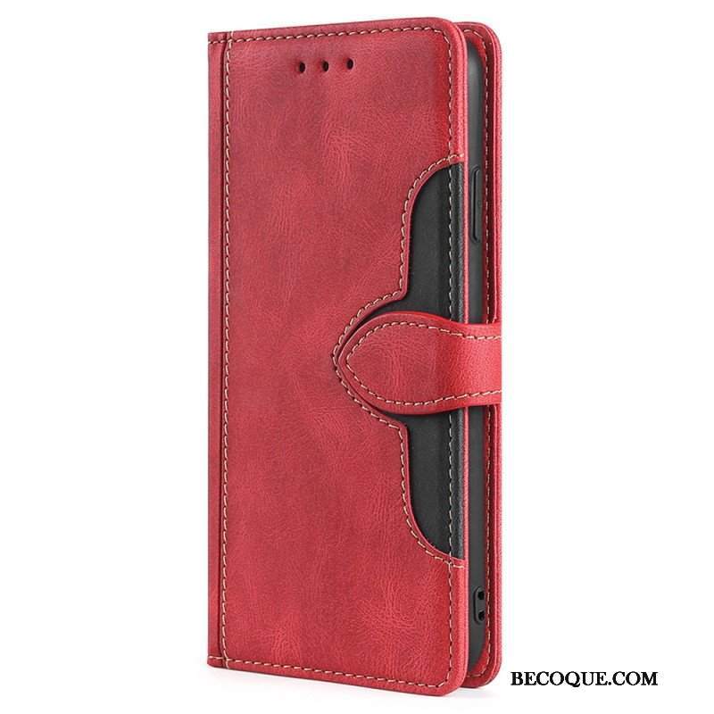 Etui Folio do Honor Magic 5 Lite Dwukolorowy Kwiatowy