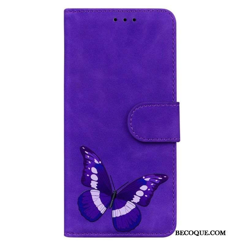 Etui Folio do Honor Magic 5 Lite Projekt Motyla