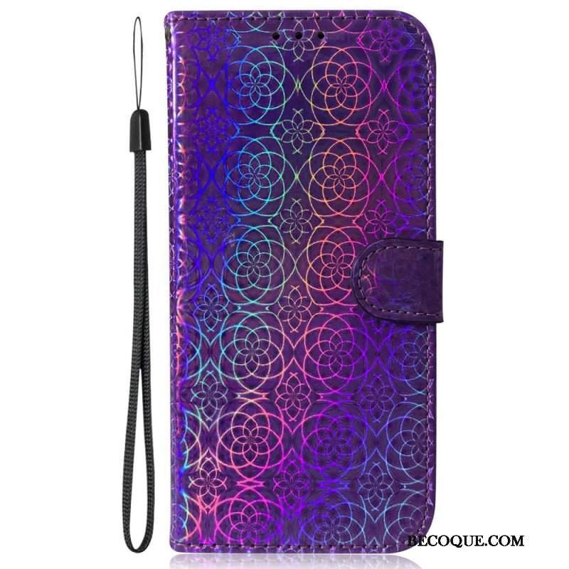 Etui Folio do Honor Magic 5 Lite Styl Dyskotekowy