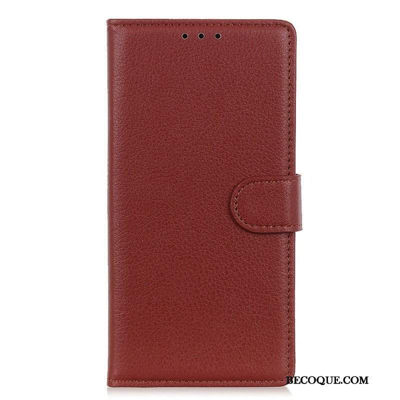 Etui Folio do Honor Magic 5 Lite Tradycyjna Sztuczna Skóra