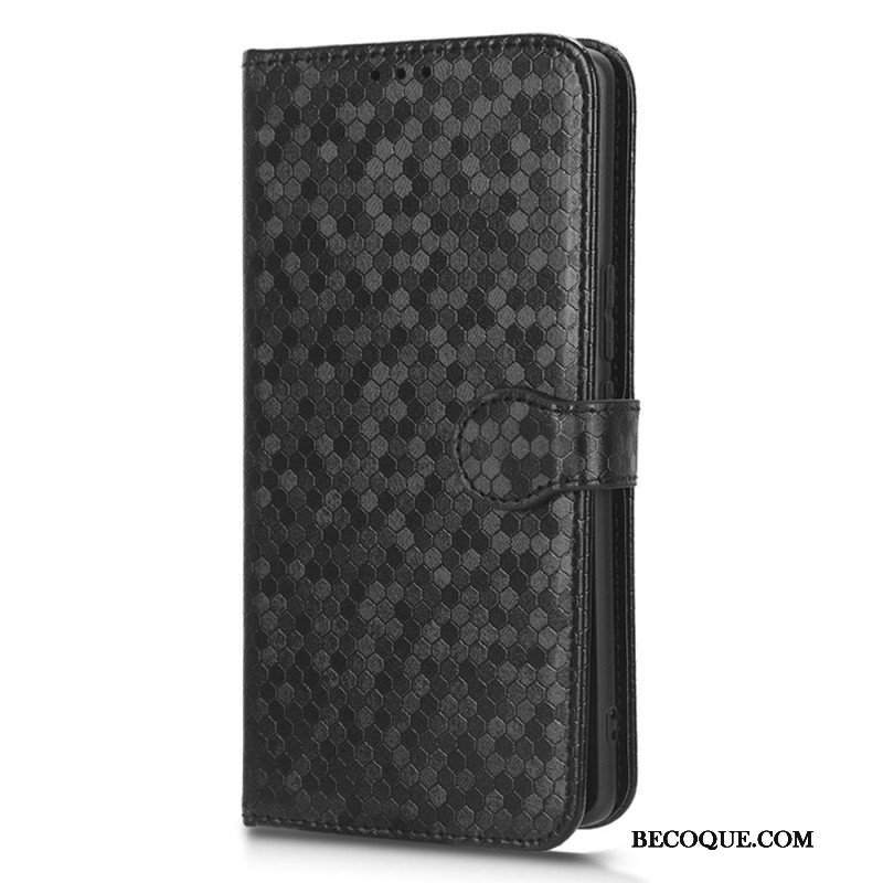 Etui Folio do Honor Magic 5 Lite z Łańcuch Wzór 3d Na Ramiączkach