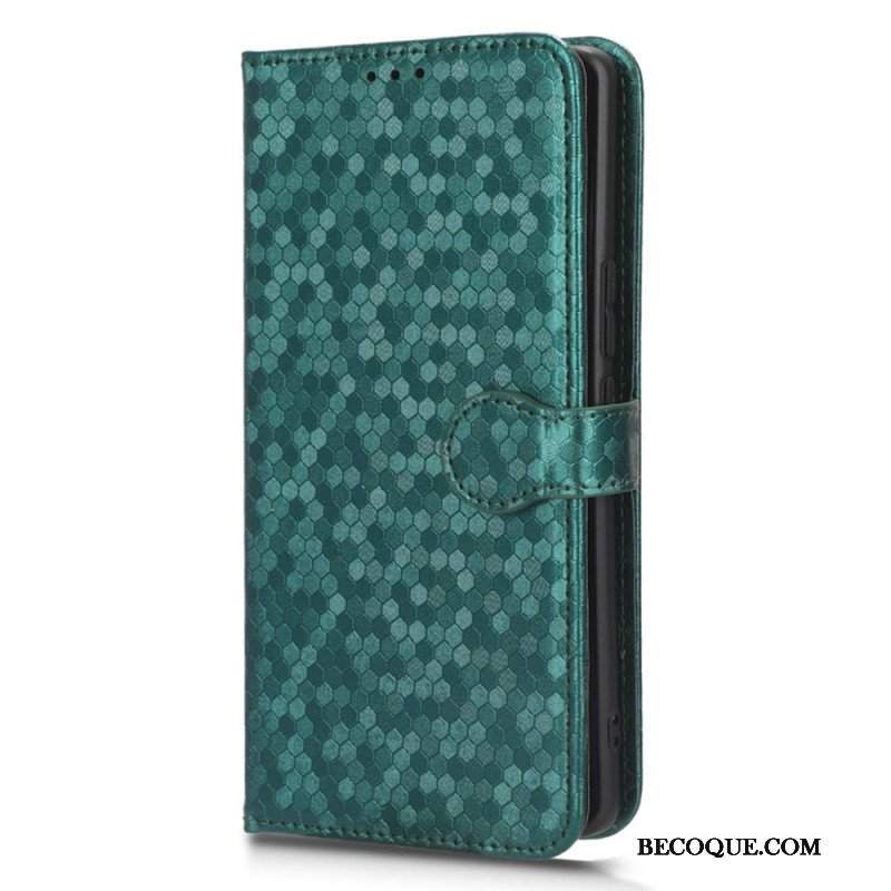 Etui Folio do Honor Magic 5 Lite z Łańcuch Wzór 3d Na Ramiączkach