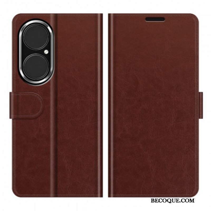 Etui Folio do Huawei P50 Stylowy Skórzany Projekt