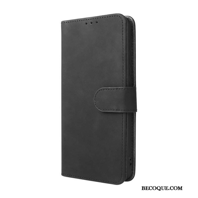 Etui Folio do Moto E40 / E30 / E20 Dotyk Skóry