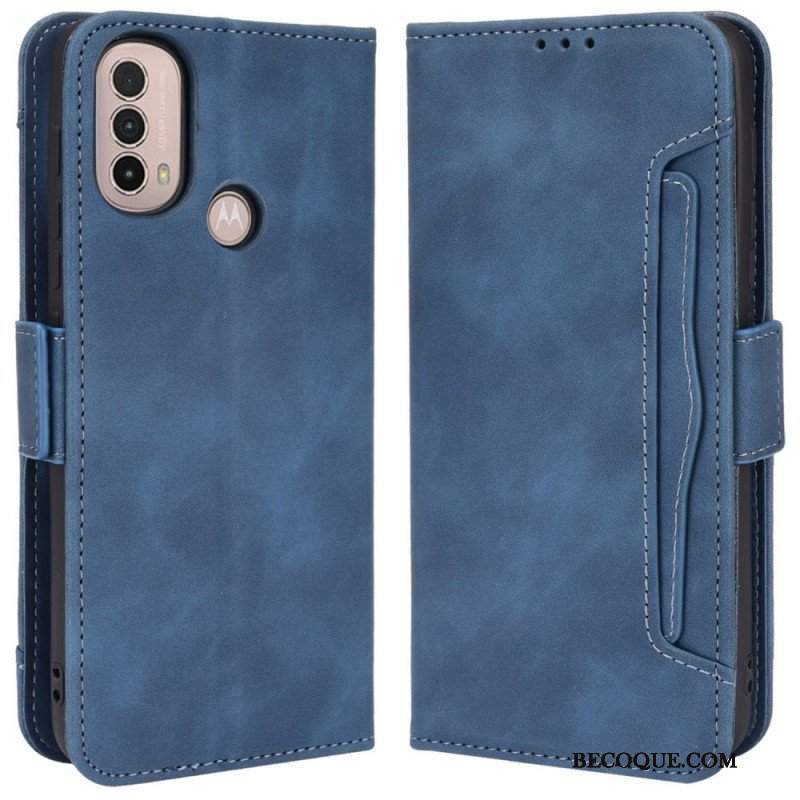 Etui Folio do Moto E40 / E30 / E20 Wielokartowa Klasa Premier