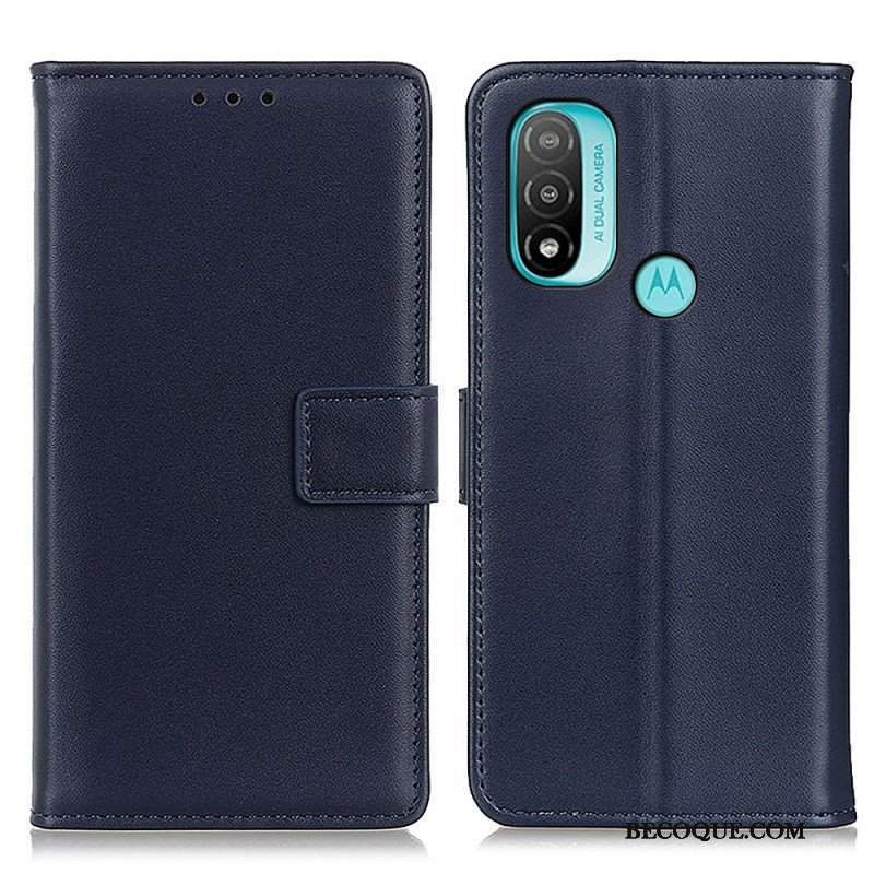 Etui Folio do Moto E40 / E30 / E20 Zwykła Sztuczna Skóra