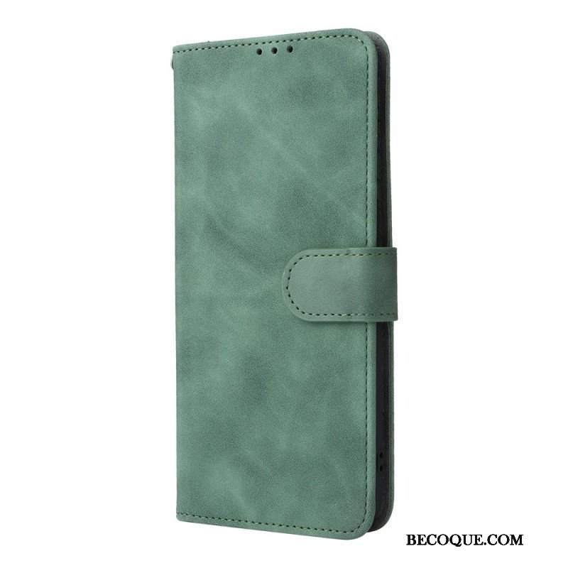 Etui Folio do Moto G51 5G Dotyk Skóry W Stylu Vintage