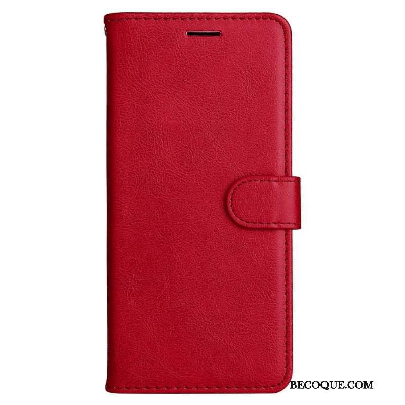 Etui Folio do Motorola Edge 20 Pro z Łańcuch Solid Color Series Strappy