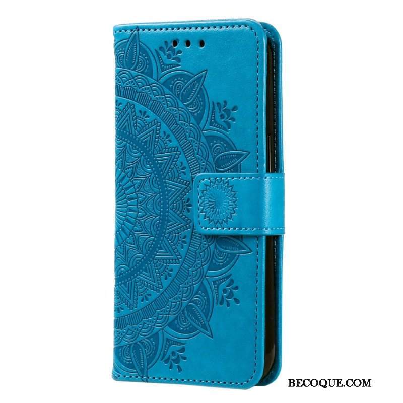 Etui Folio do Motorola Edge 40 Pro Mandala Sun Ze Smyczą