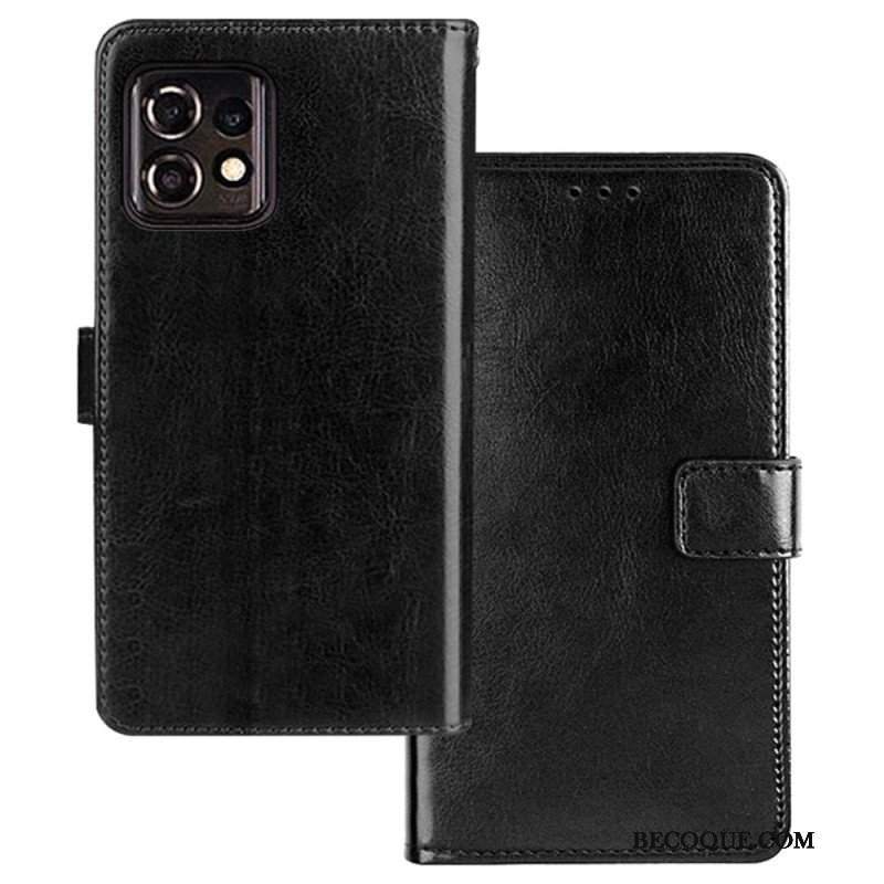 Etui Folio do Motorola Edge 40 Pro Skórzany Styl Idewei