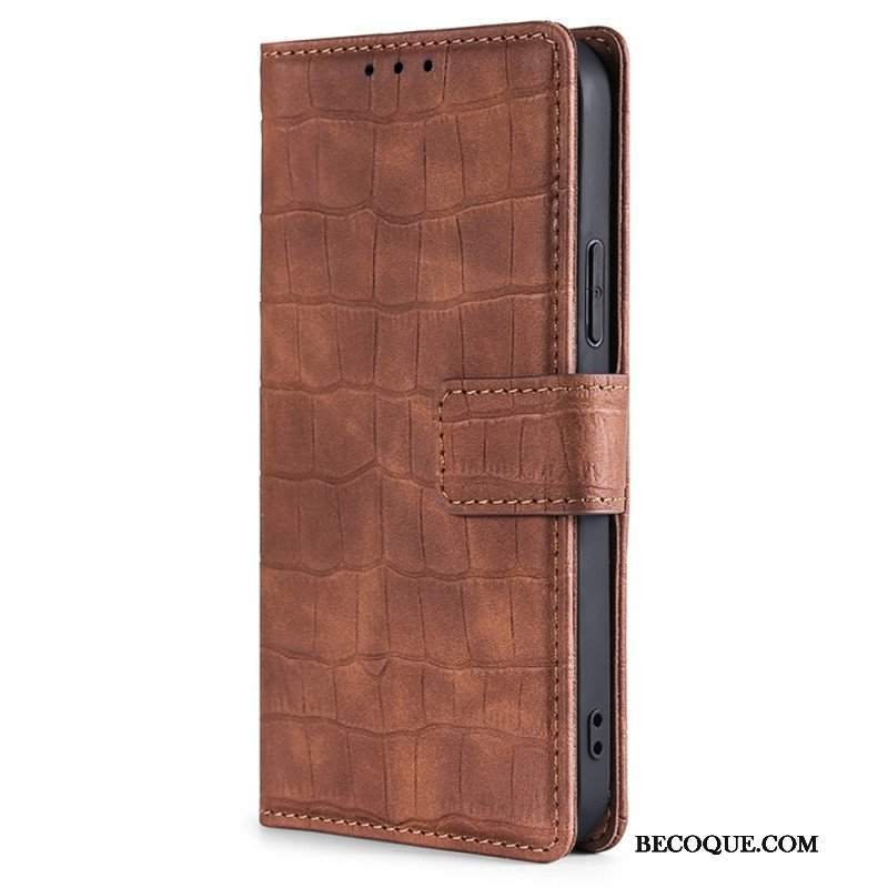 Etui Folio do OnePlus 10T 5G Krokodyl