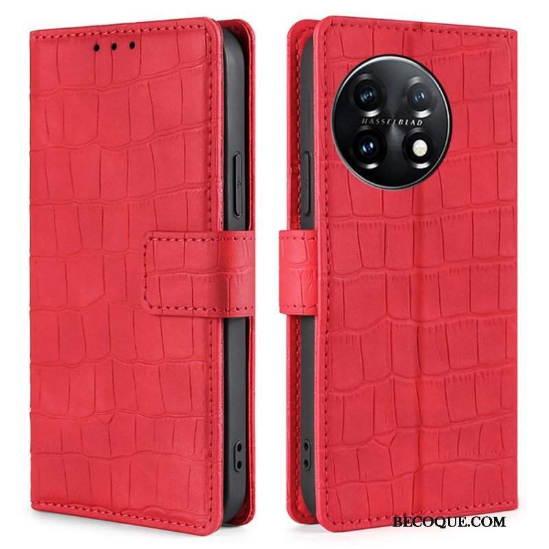 Etui Folio do OnePlus 11 5G Krokodyl