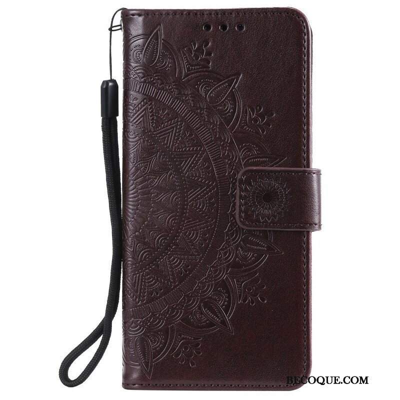 Etui Folio do OnePlus Nord 2 5G Mandala Słońca