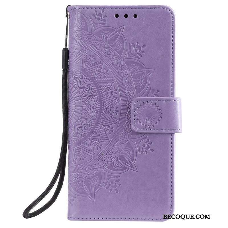 Etui Folio do OnePlus Nord 2 5G Mandala Słońca