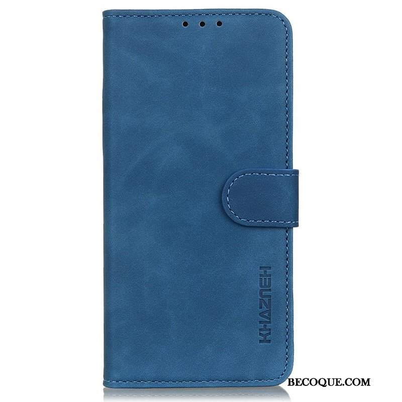 Etui Folio do OnePlus Nord 2 5G Matowy Efekt Skóry Vintage Khazneh