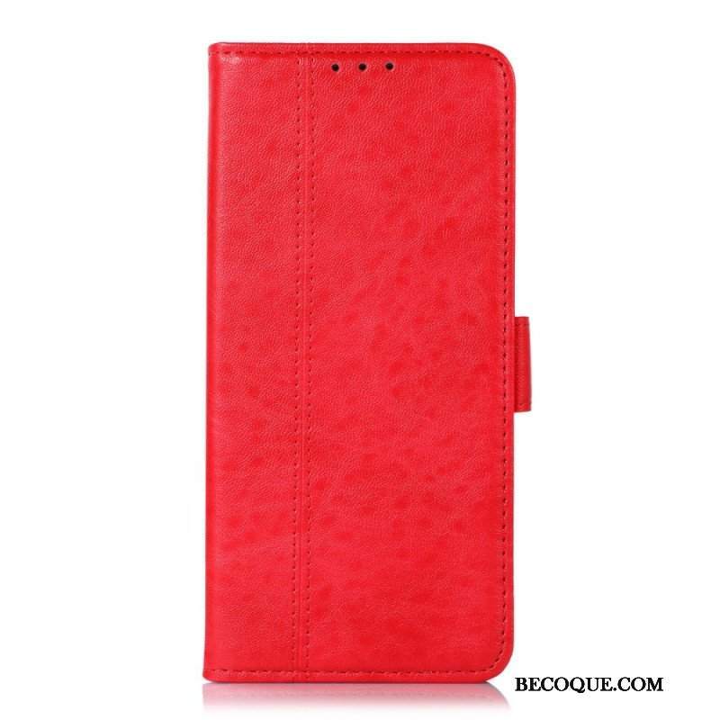 Etui Folio do OnePlus Nord 2 5G Subtelne Przeszycia