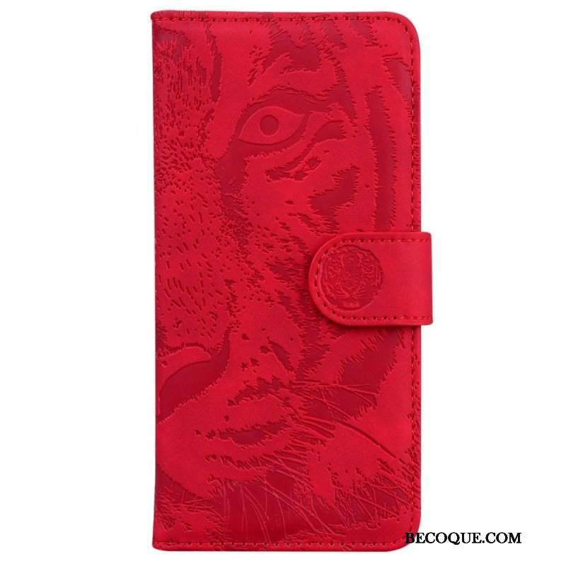 Etui Folio do OnePlus Nord 2T 5G Wzór Tygrysa