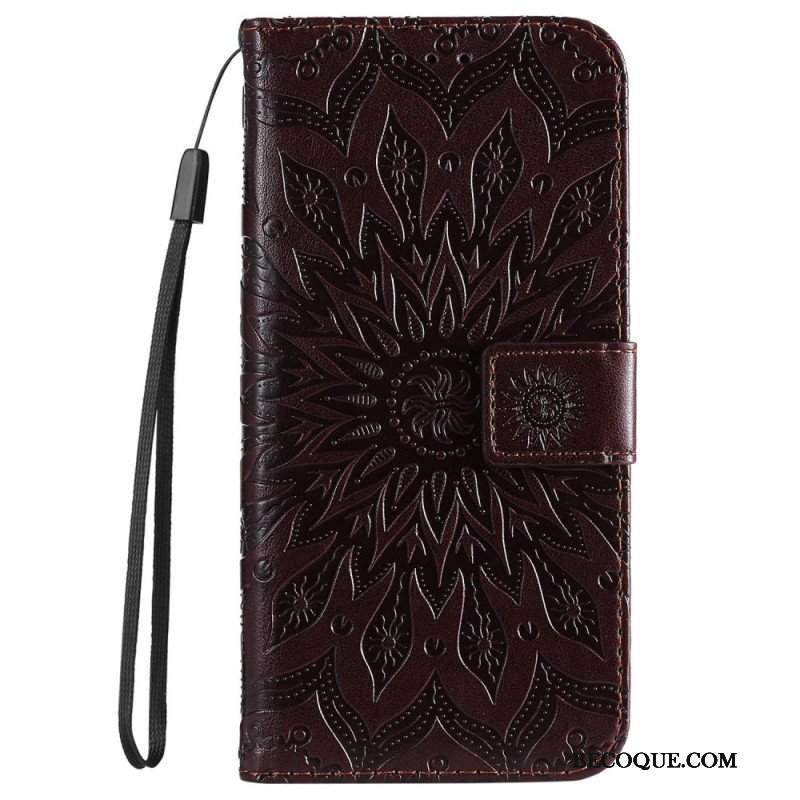 Etui Folio do OnePlus Nord 2T 5G z Łańcuch Mandala Z Uchwytem Na Kartę Z Paskiem